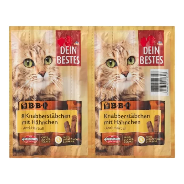 تشویقی مدادی گربه دین بستس با طعم مرغ و خرچنگ وزن ۴۰ گرم