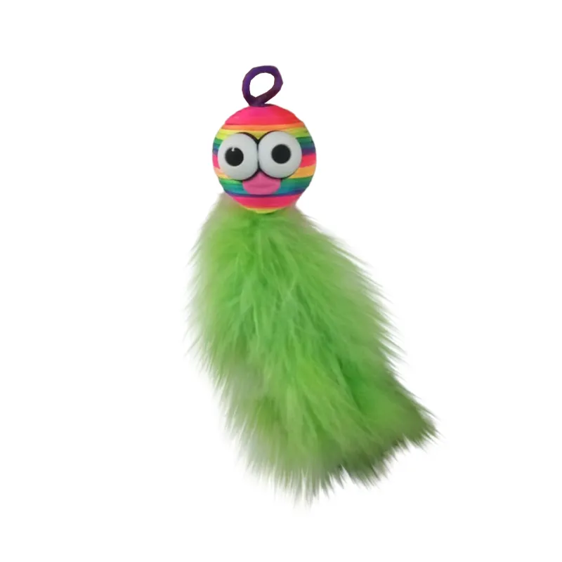 اسباب بازی گربه مدل آویز چسبان طرح رنگین کمان