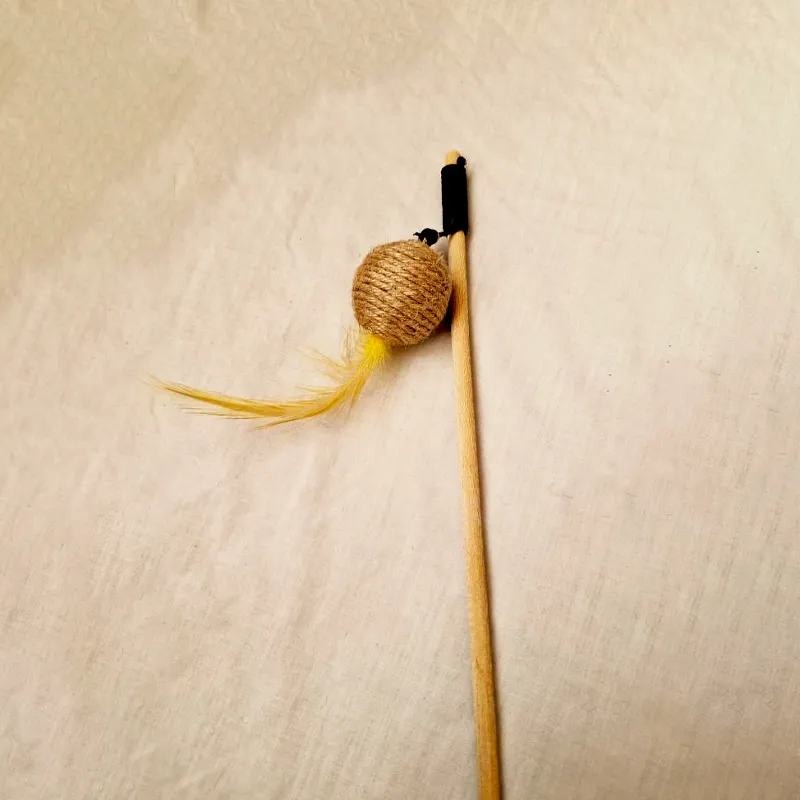 میله بازی چوبی گربه مدل توپ کنفی