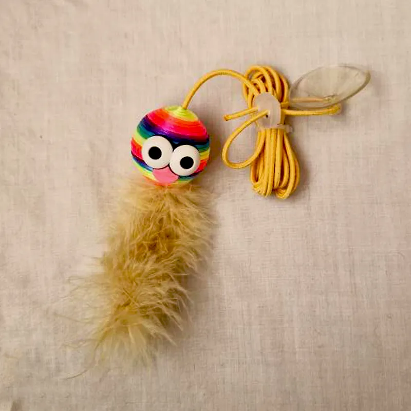 اسباب بازی آویز چسبان رنگین کمانی - رنگ گندمی