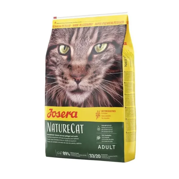 غذای خشک گربه جوسرا مدل new naturecat وزن 2 کیلوگرم